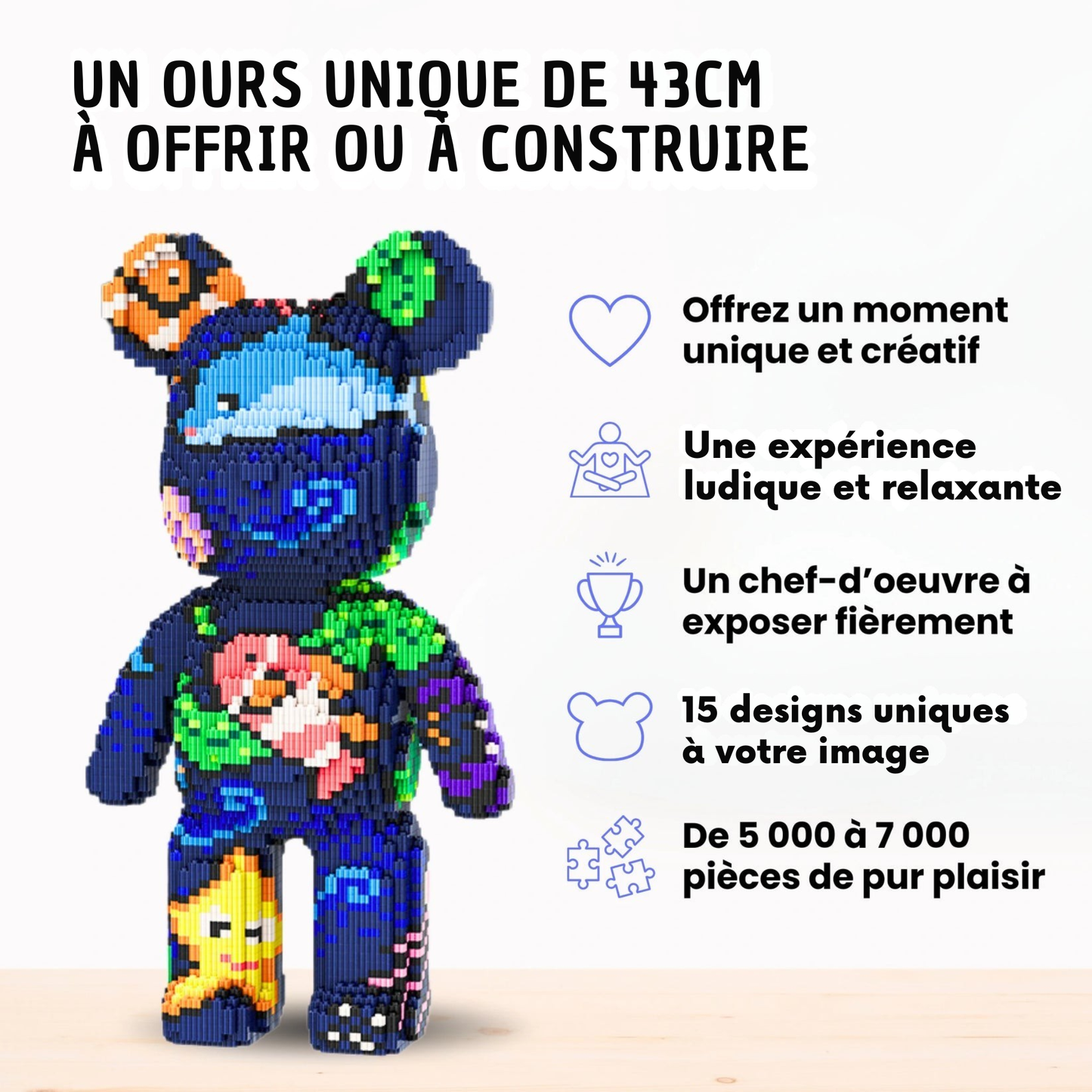 Build Bear™ Ours Géant à Assembler (43cm)