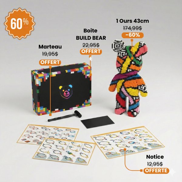 Build Bear™ Ours Géant à Assembler (43cm)