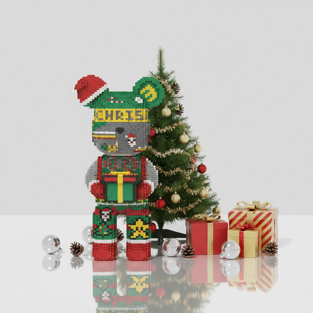 Christmas Bear™ Ours Géant à Assembler (43cm)